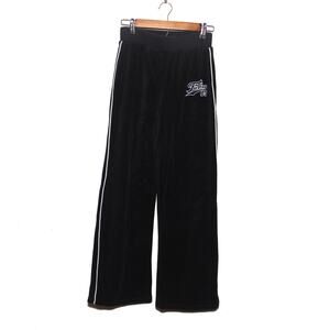 Fubu x Forever 21 Black Velour Track Pants Size XS